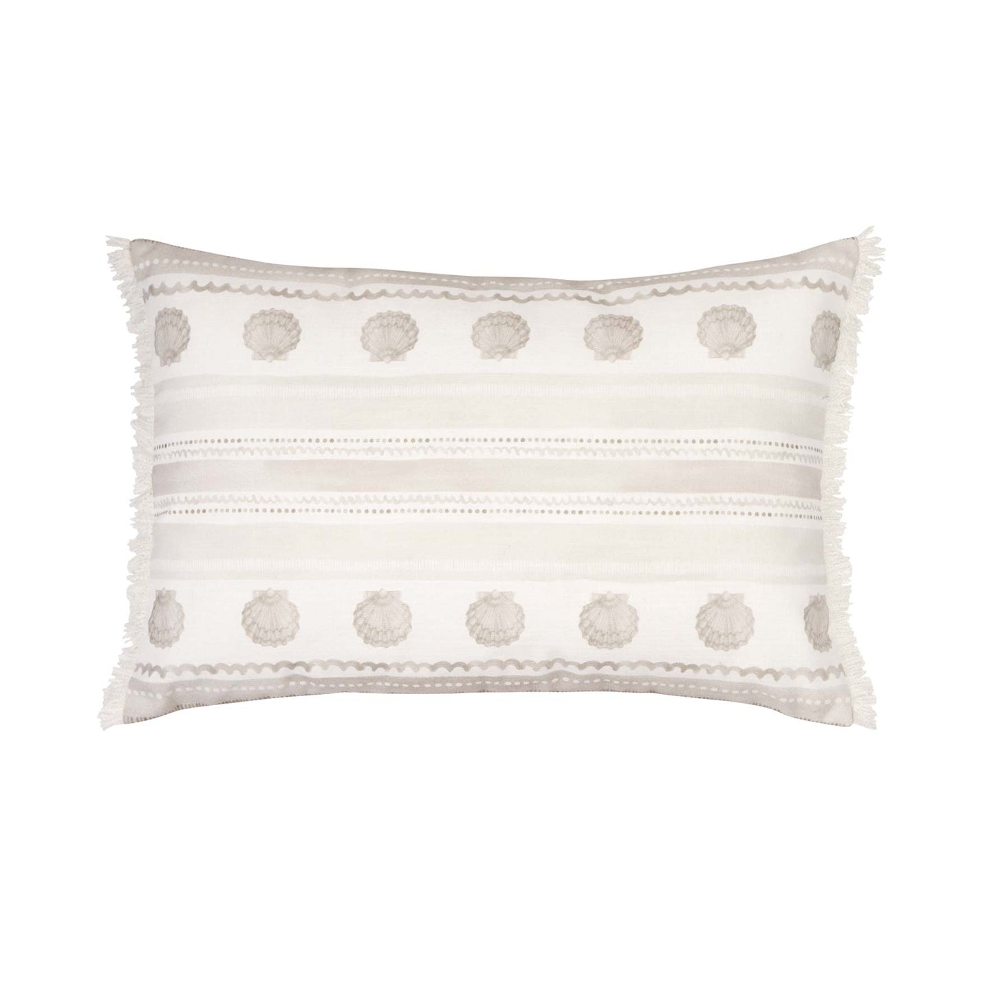 Scallop Stripe Sand Cushion
