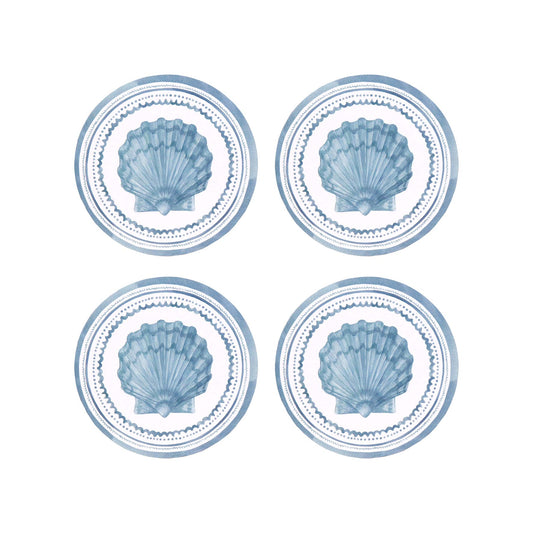 Scallop Round Coaster - Set Of 4