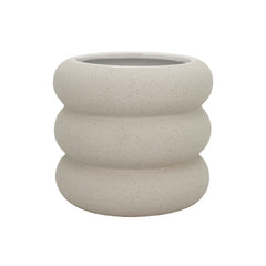 Ebony Stone Ceramic Planter