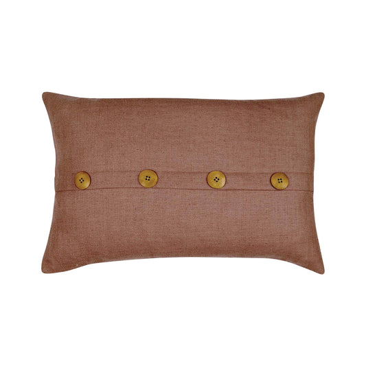 Bromley Button Cinnamon Cushion 40X60Cm
