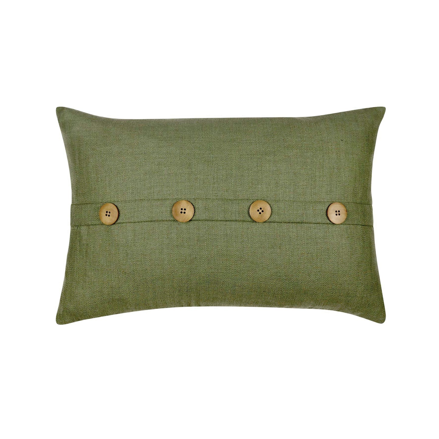 Bromley Button Olive Cushion 40X60Cm