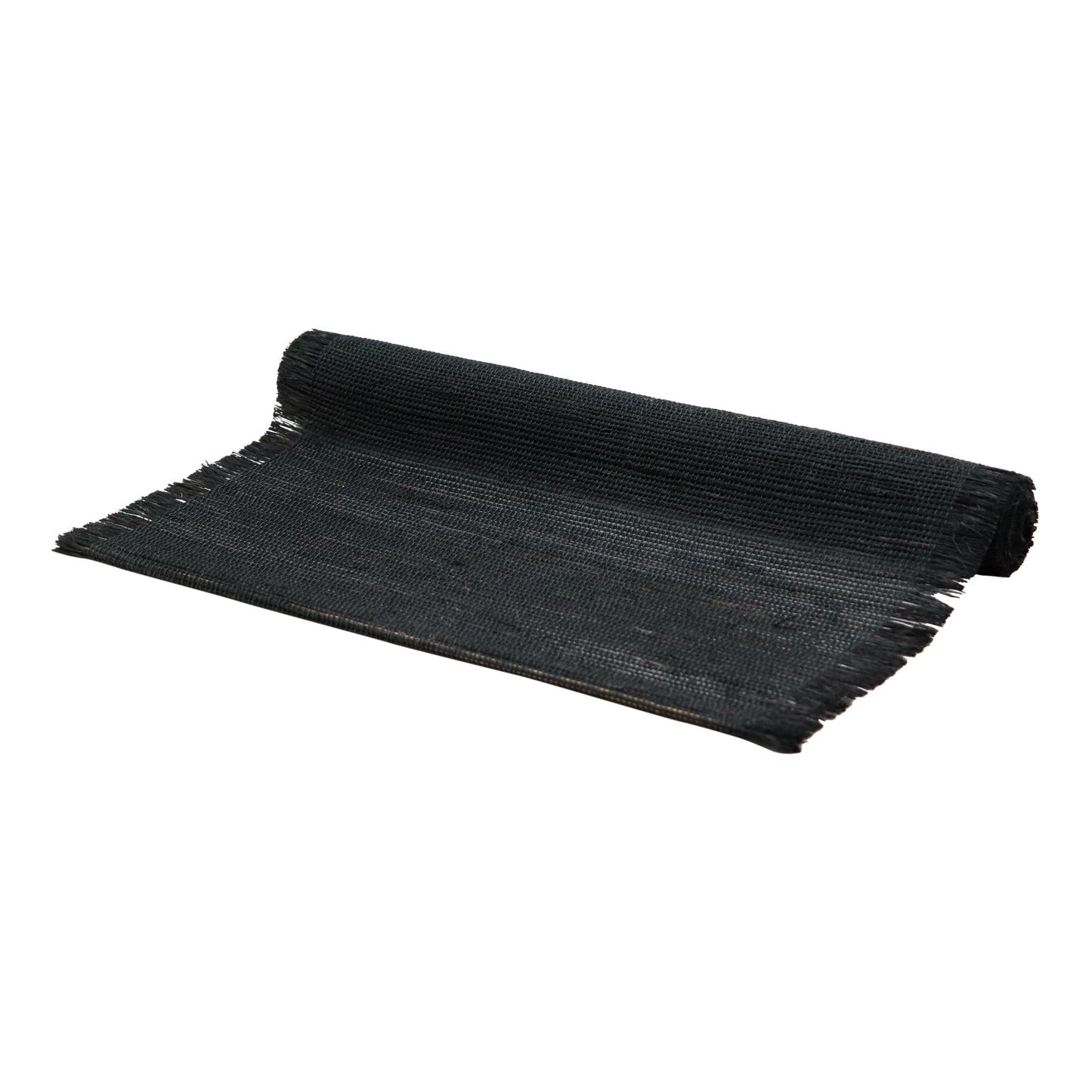 Linen Black Table Runner