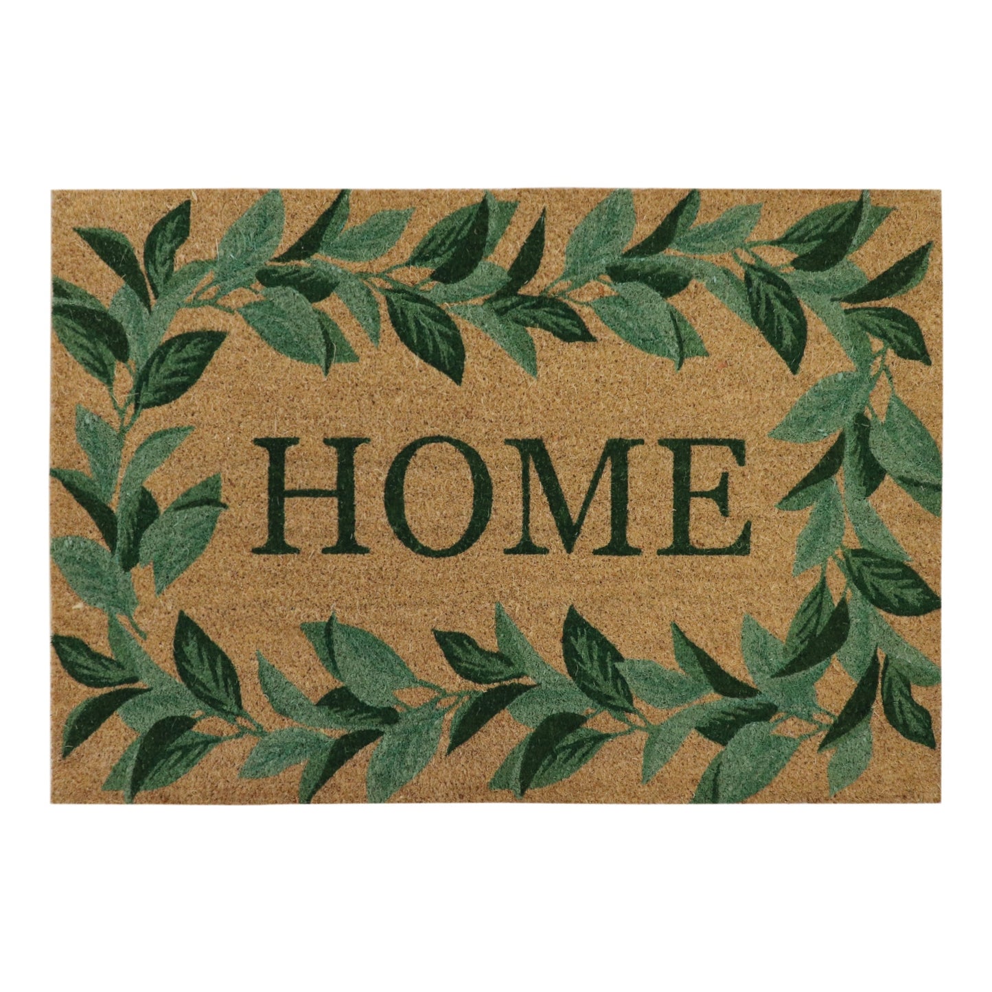 Home Leaf Border Doormat 60X90Cm
