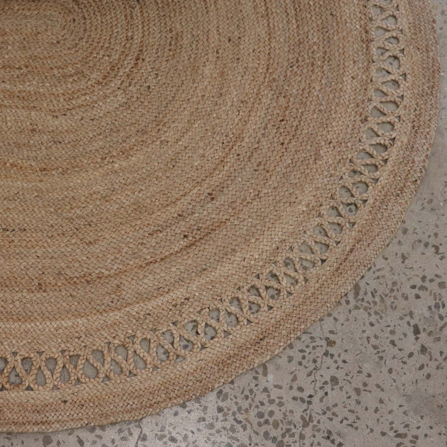 Boho Oval Jute Braided Rug