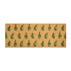 Pears Stencilled Doormat - Green 45X120Cm
