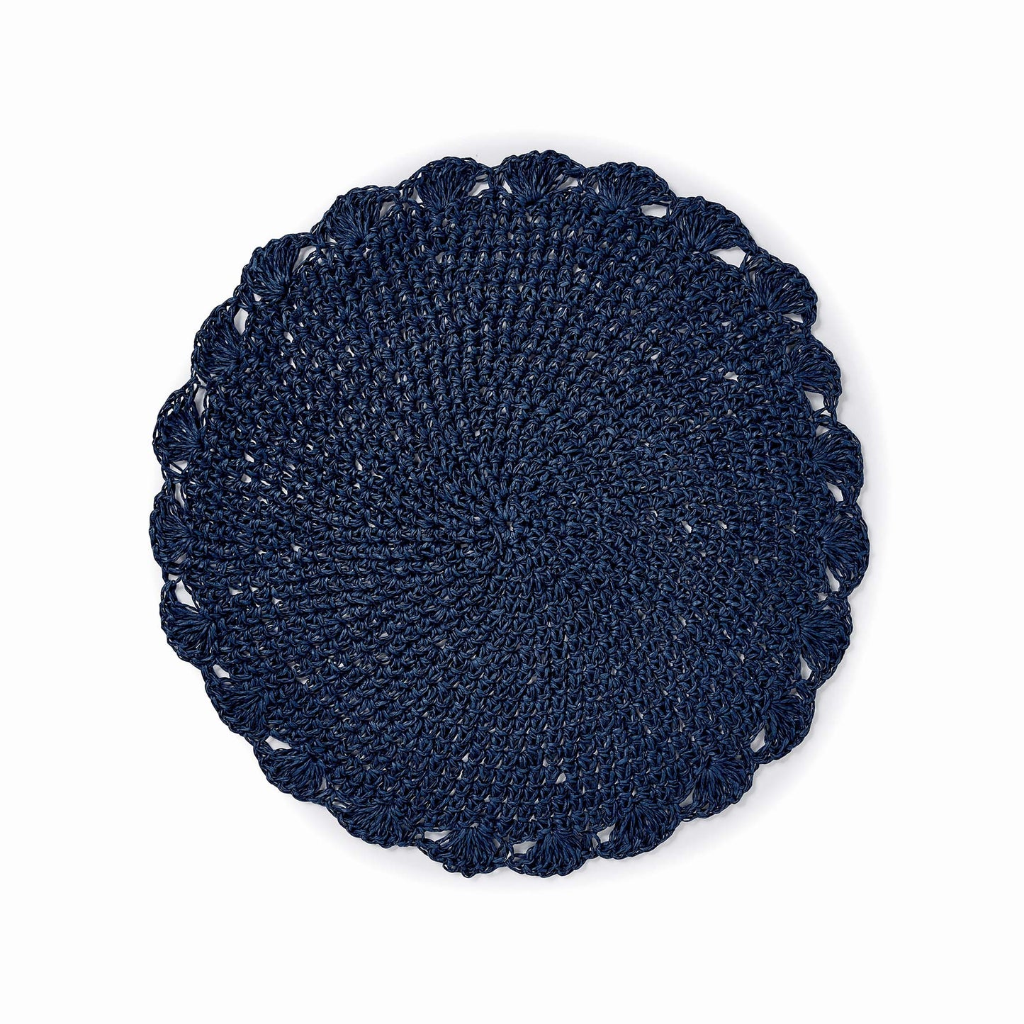 Scallop Edge Navy Placemat