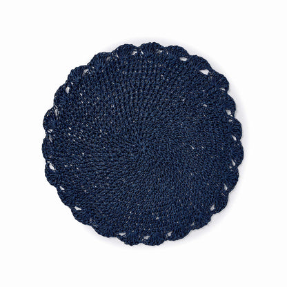 Scallop Edge Navy Placemat