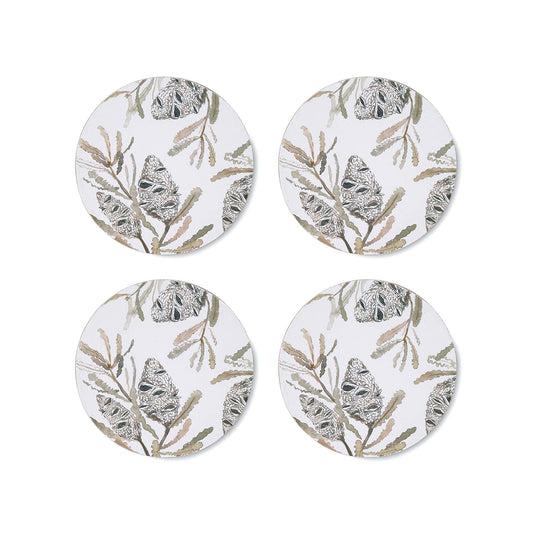 Seed Pod Round Coaster - Set Of 4