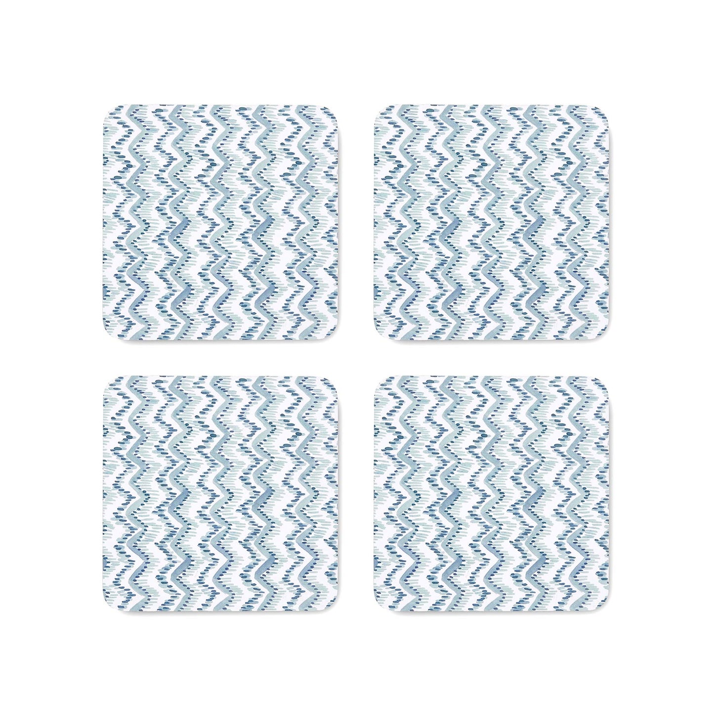 Carlo Chevron Square Coaster - Set Of 4