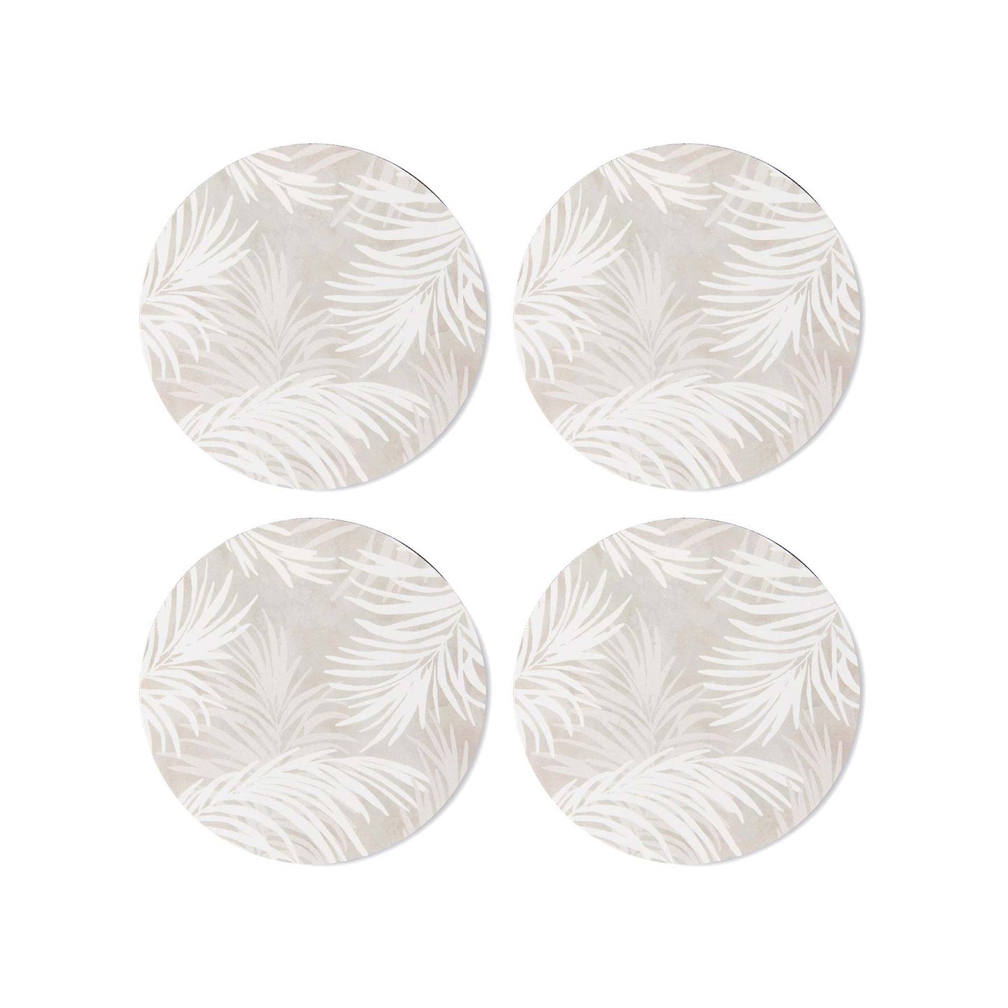 Flores Round Coaster - Set Of 4