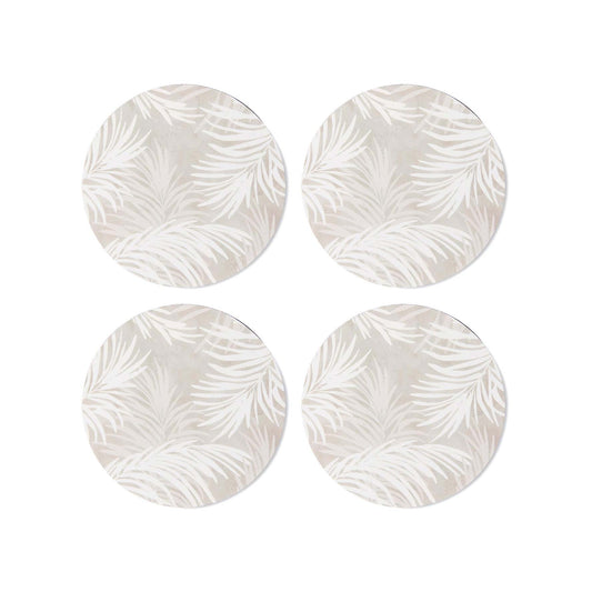 Flores Round Coaster - Set Of 4