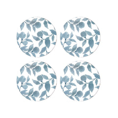 Riviera Blue Round Coaster - Set Of 4