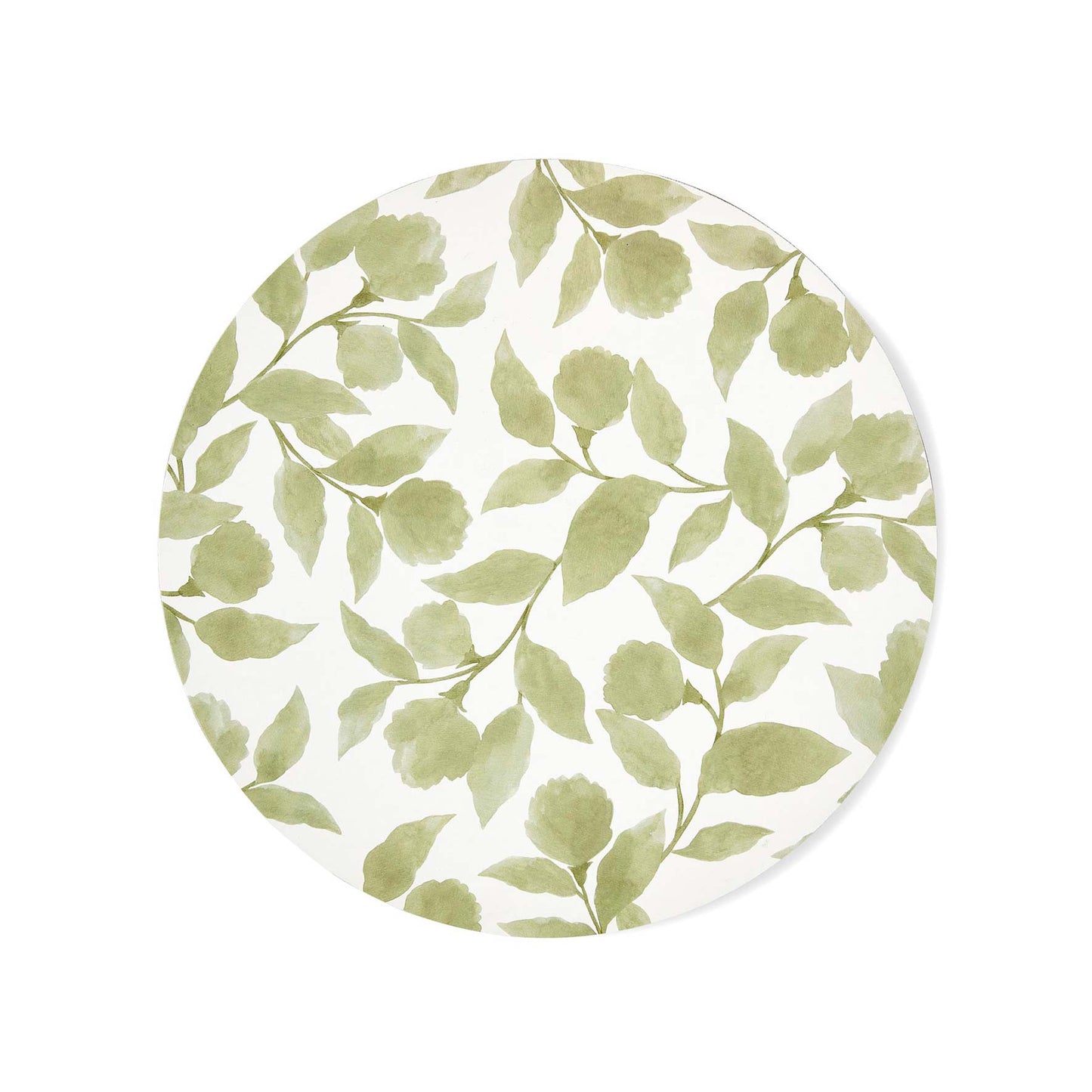 Riviera Green Round Placemat - Set Of 4