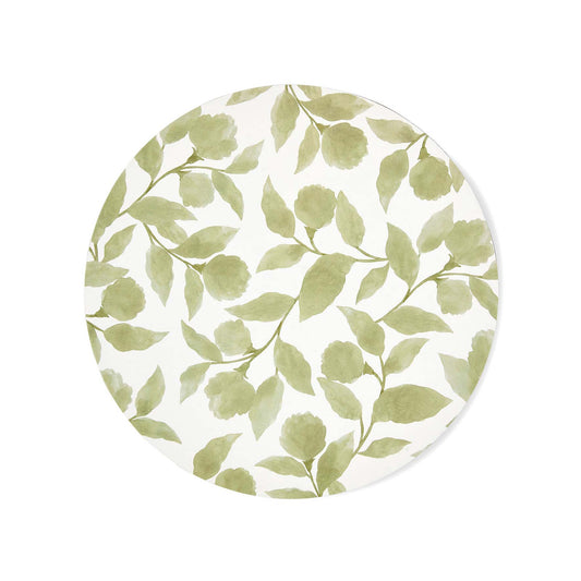 Riviera Green Round Placemat - Set Of 4