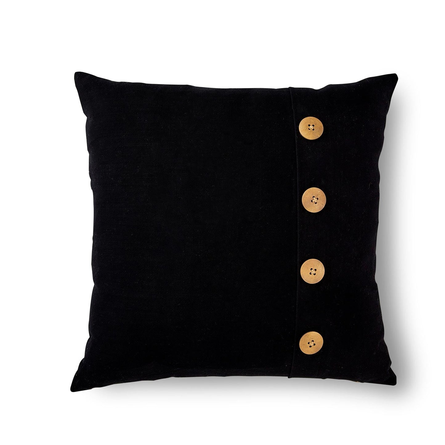 Bailey Black Button Cushion