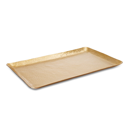 Alma Gold Beaten Rectangle Tray