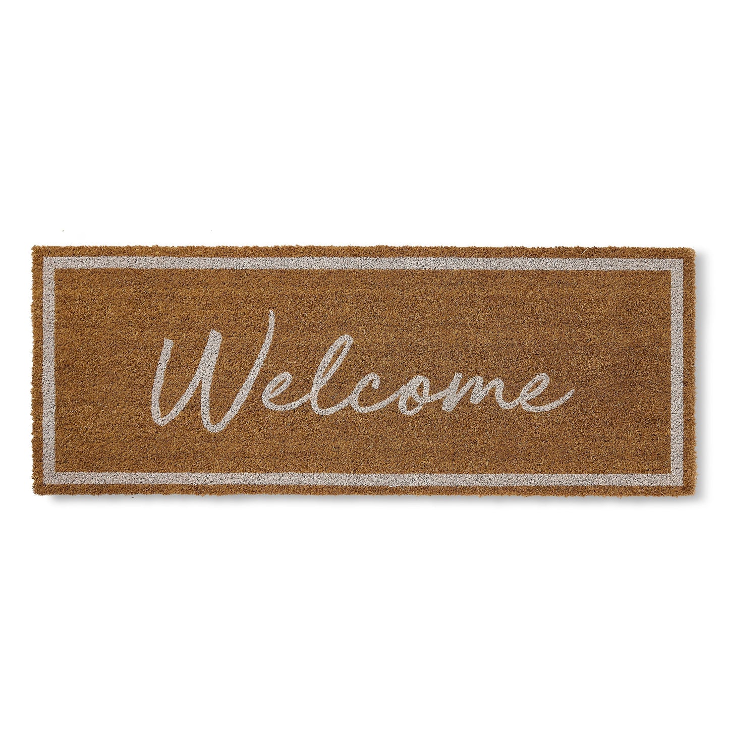 Welcome White Doormat