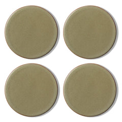 Ceramic Green Coaster Set 4