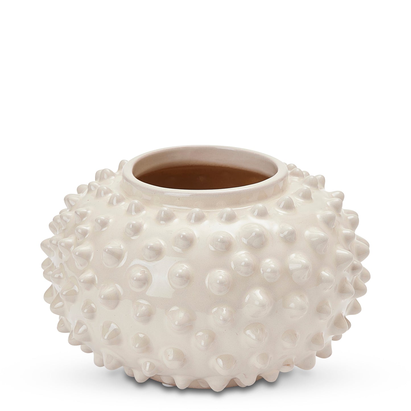 Pearl Off White Vase Short