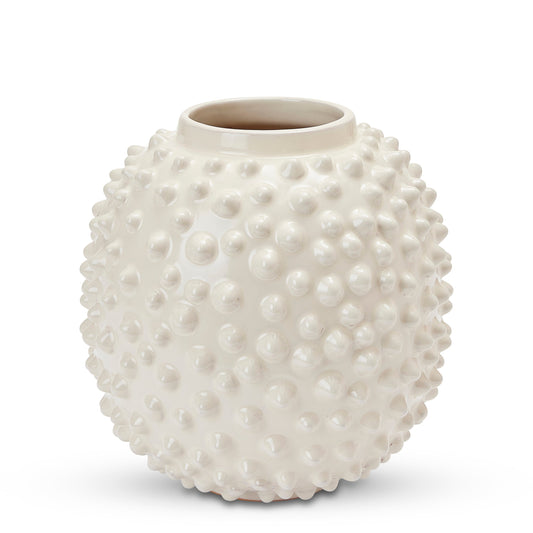 Pearl Off White Vase Medium D22Xh24Cm