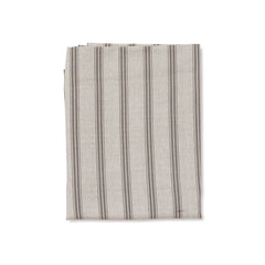 Macedon Charcoal Stripe Tablecloth