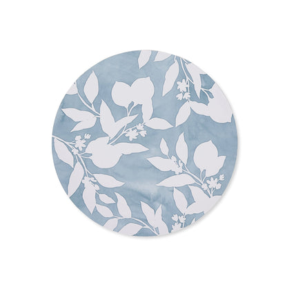 Capri Blue Round Placemat - Set Of 4