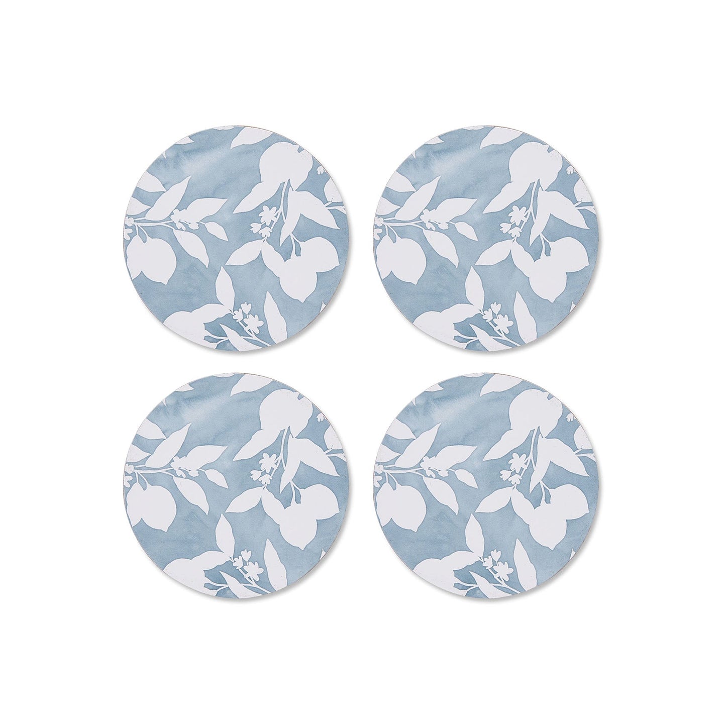 Capri Blue Round Coaster - Set Of 4