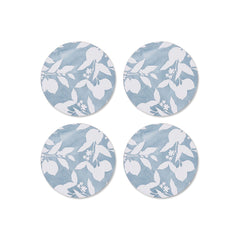Capri Blue Round Coaster - Set Of 4
