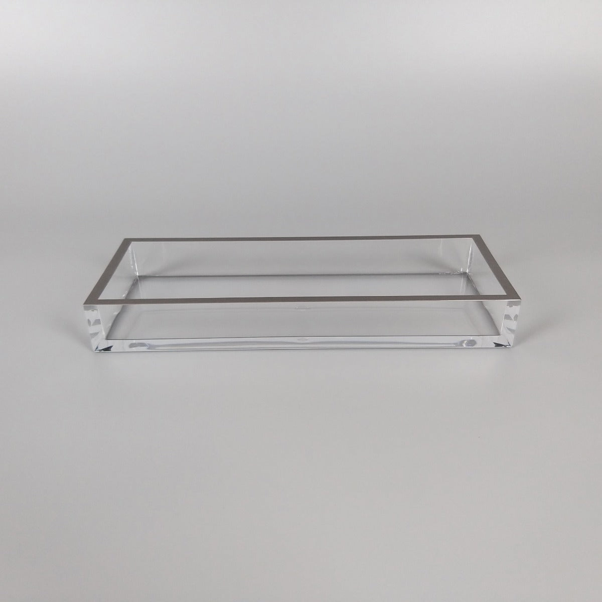 23A - Acrylic Tray Small Clear: 30 X12X 4Cm