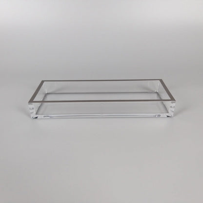 23A - Acrylic Tray Small Clear: 30 X12X 4Cm
