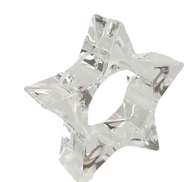 23E - Acrylic Twinkle Star Napkin Ring