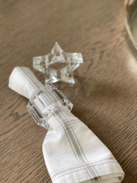 23E - Acrylic Twinkle Star Napkin Ring