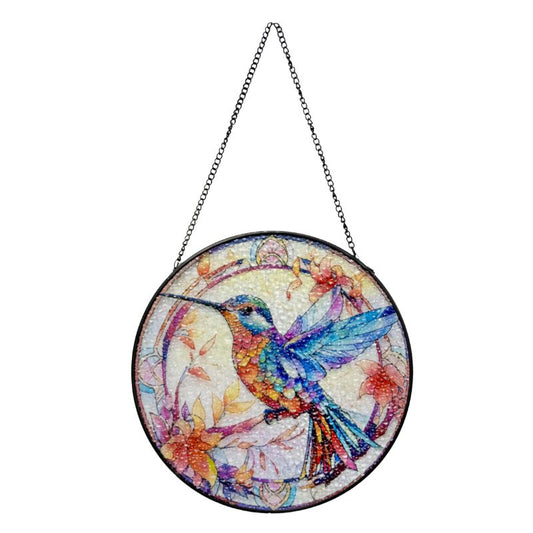 Bird Stained Glass Sun Catcher 20x0.2x20-35cm