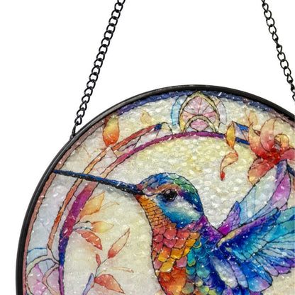 Bird Stained Glass Sun Catcher 20x0.2x20-35cm