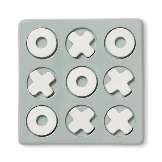 Ceramic Blue/White Tic Tac Toe