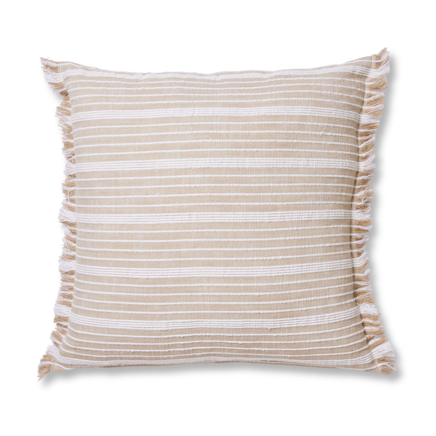 Nixon Beige Stripe Cushion 50Cm