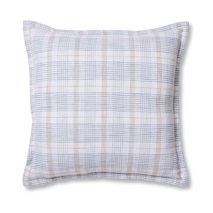 Reese Blue/Beige Woven Cushion 50Cm