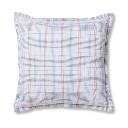Reese Blue/Beige Woven Cushion 50Cm