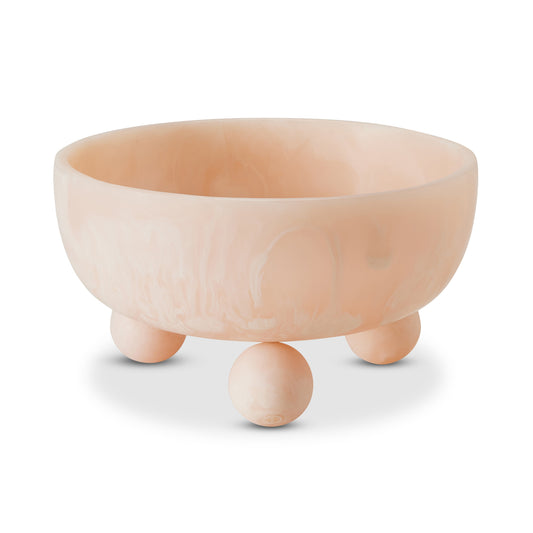 Aries Pink Round Footed Bowl