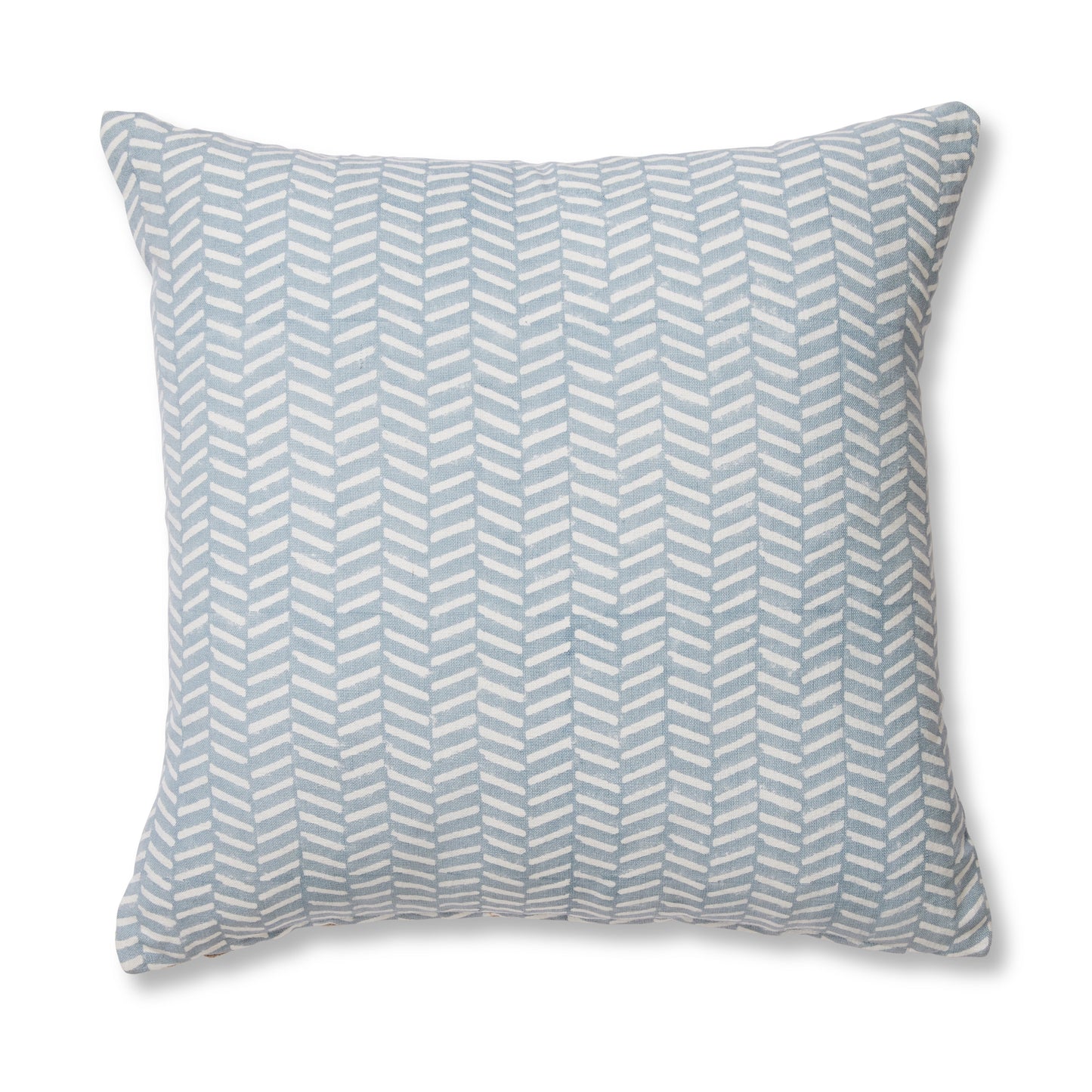 Kyra Blue Block Print Cushion 50Cm