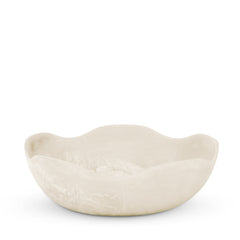 Aries Cream Resin Salad Bowl Lrg D36Xh10Cm