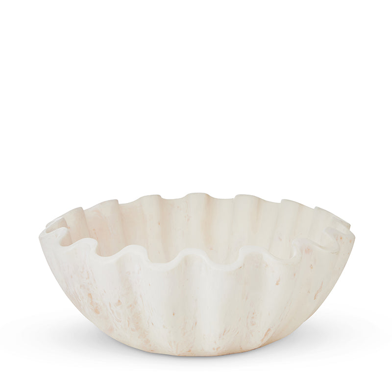 Aries Cream Ripple Bowl D29.5Xh10Cm