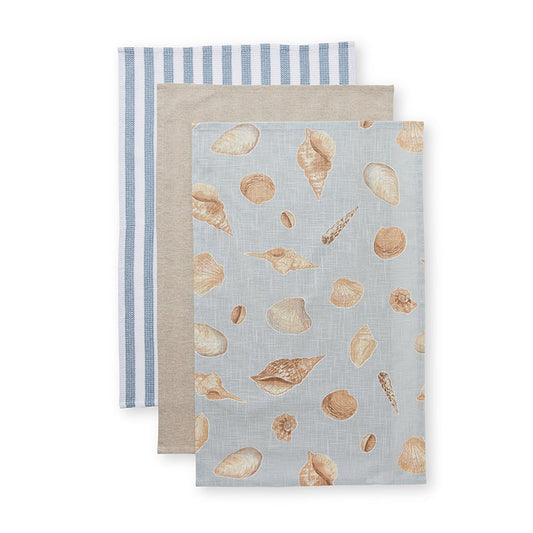 Shelly Beach Multi Teatowel Pack 3