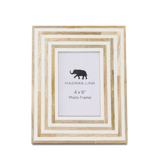 Linwood Natural White Photo Frame Small