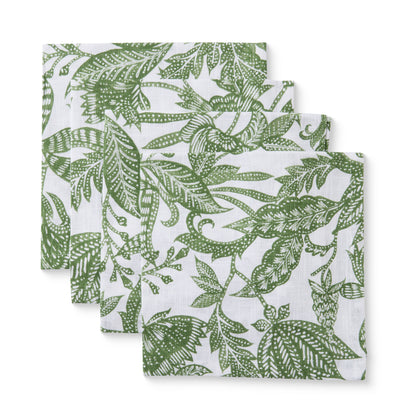Samara Green Napkin Set 4