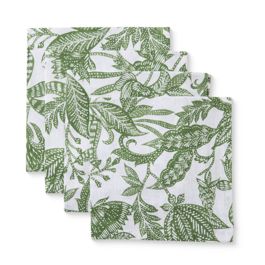 Samara Green Napkin Set 4