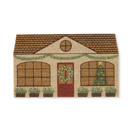 Christmas House Doormat 45X75Cm
