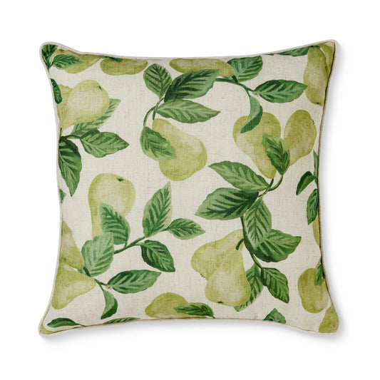 Pear Tree Green Cushion