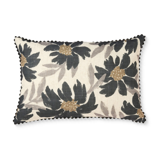 Eve Black/Tan Cushion 40X60Cm