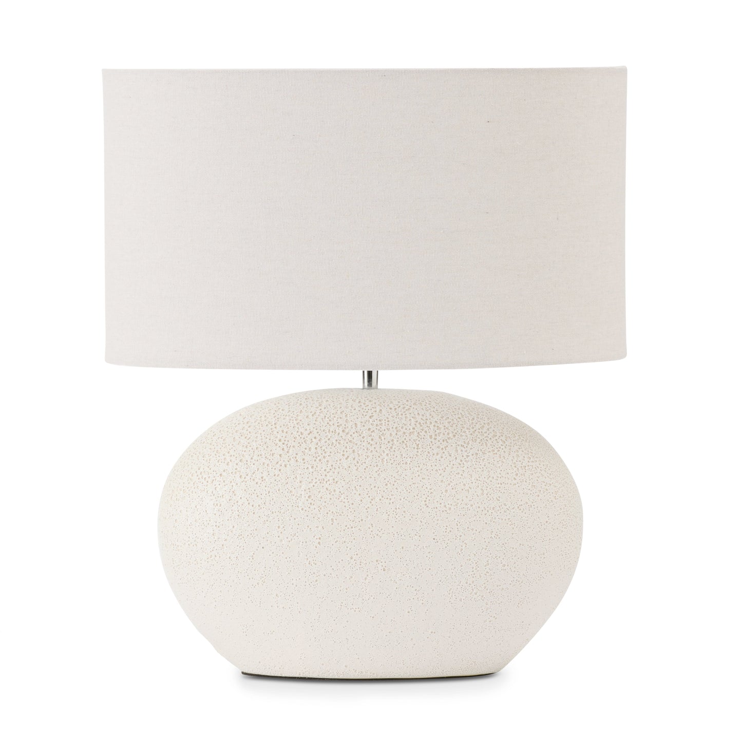 Owen White Textured Lamp